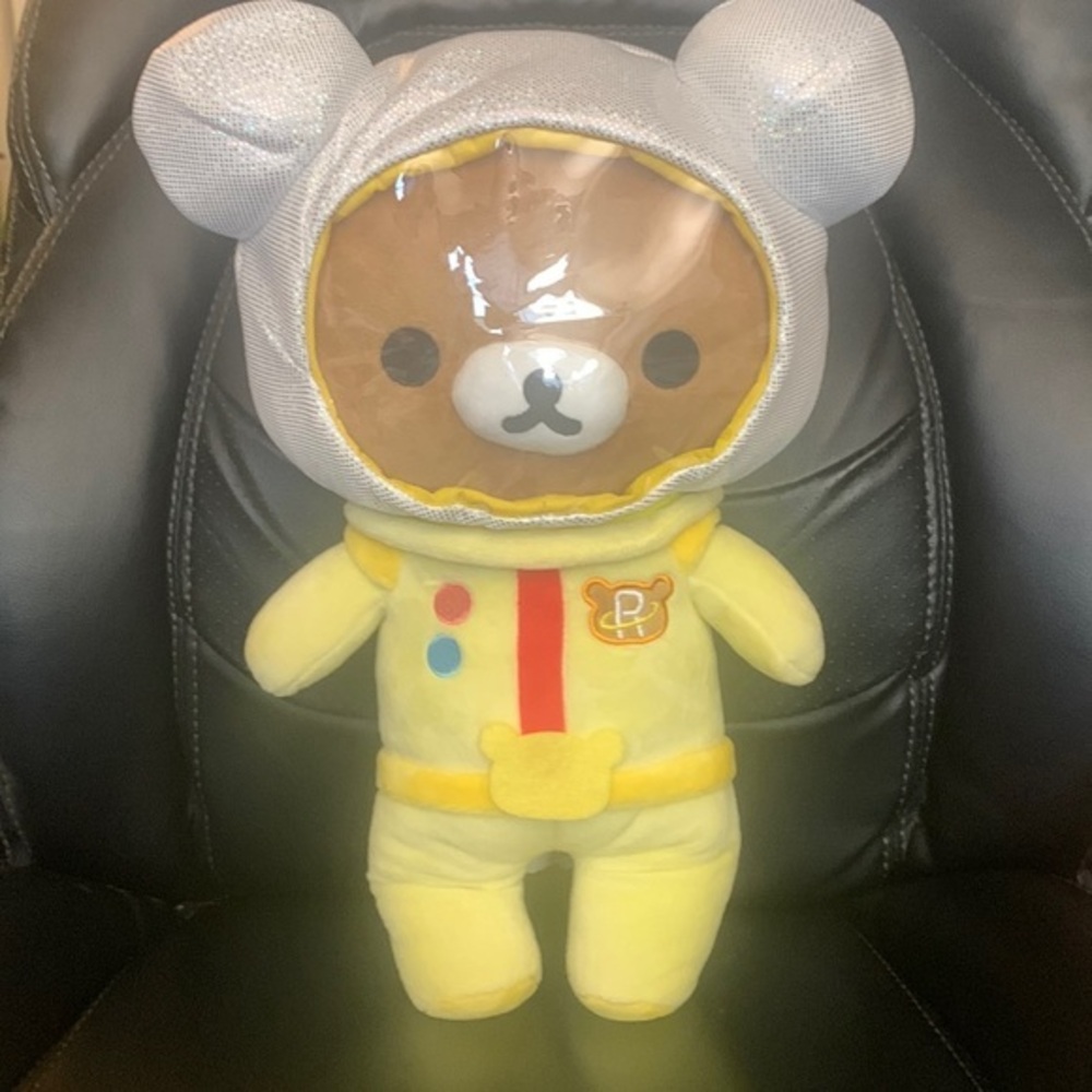 San-X Rilakkuma Astronaut Plush 14” Space Suit Plush NWT